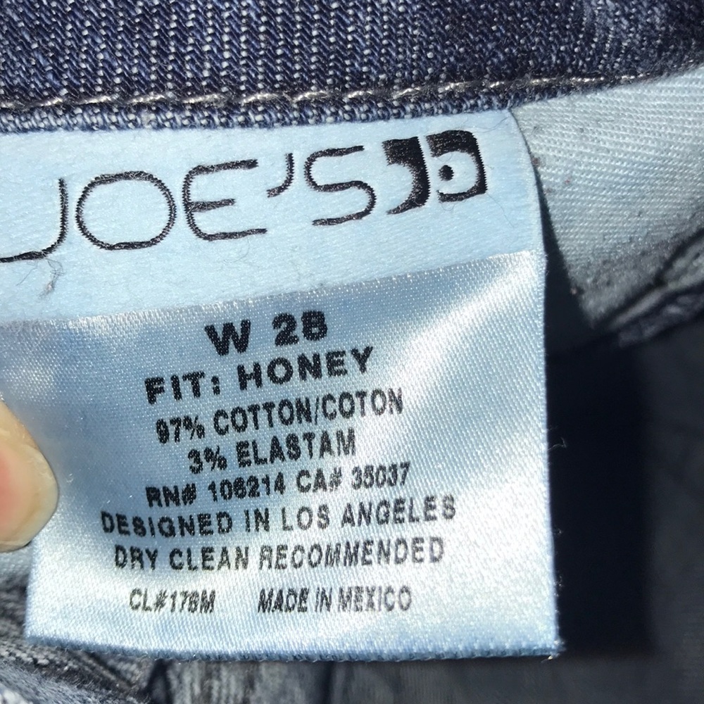 Joes jeans size 28, 34” inseam
